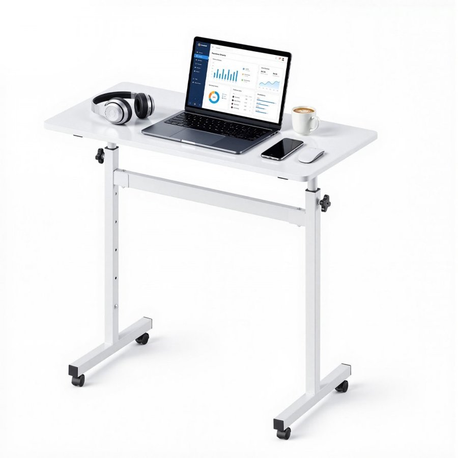 VEVOR Stand Up Desk on Wheels – 25 kg Load, 810 x 410 mm