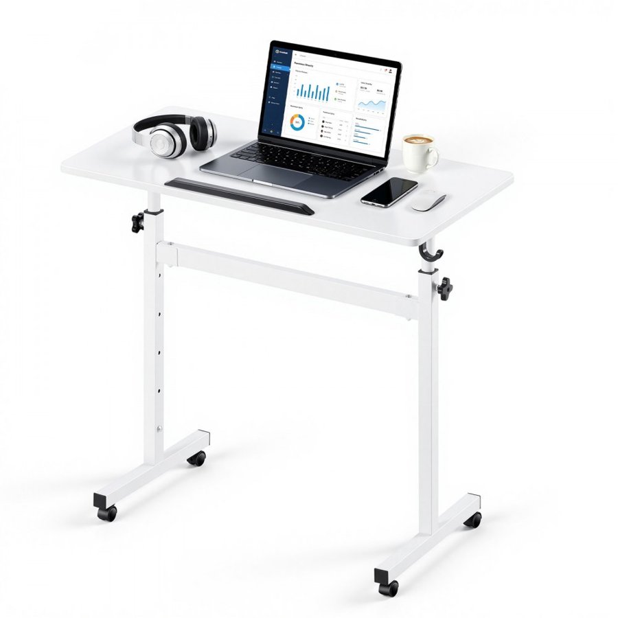 VEVOR Mobile Stand Up Desk – 360° Tilt, 25 kg Capacity