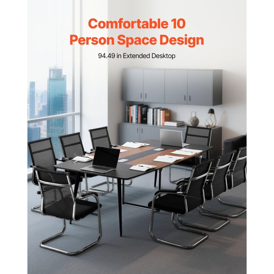VEVOR 8 Foot Conference Room Table – 120LB, 94.49x47.24”