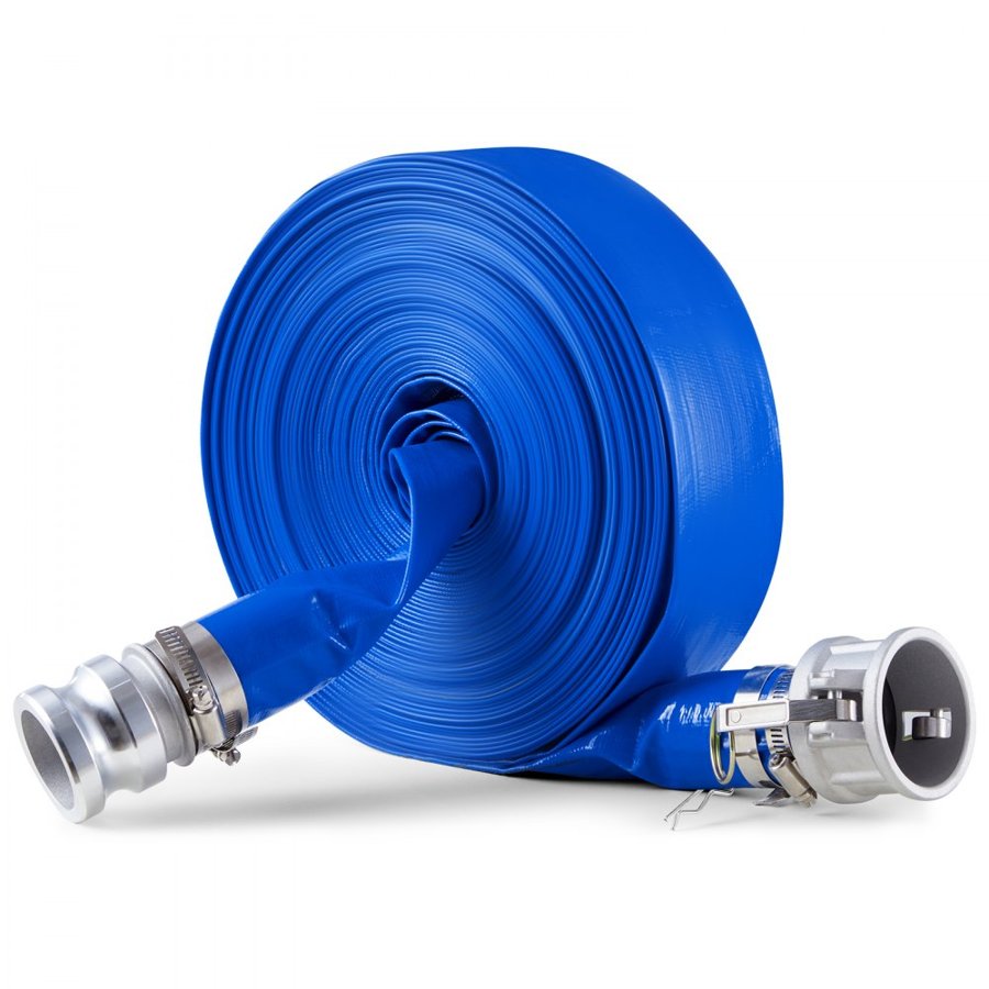 VEVOR 100 ft Backwash Hose – 2 in x 100 ft, 1.0mm PVC