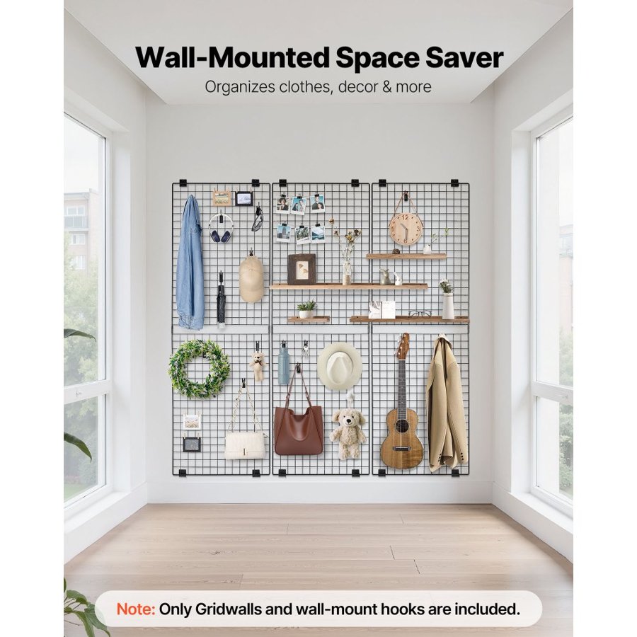VEVOR Grid for Wall Decorations – 2 x 6 FT, 20 LBS, 1828 mm