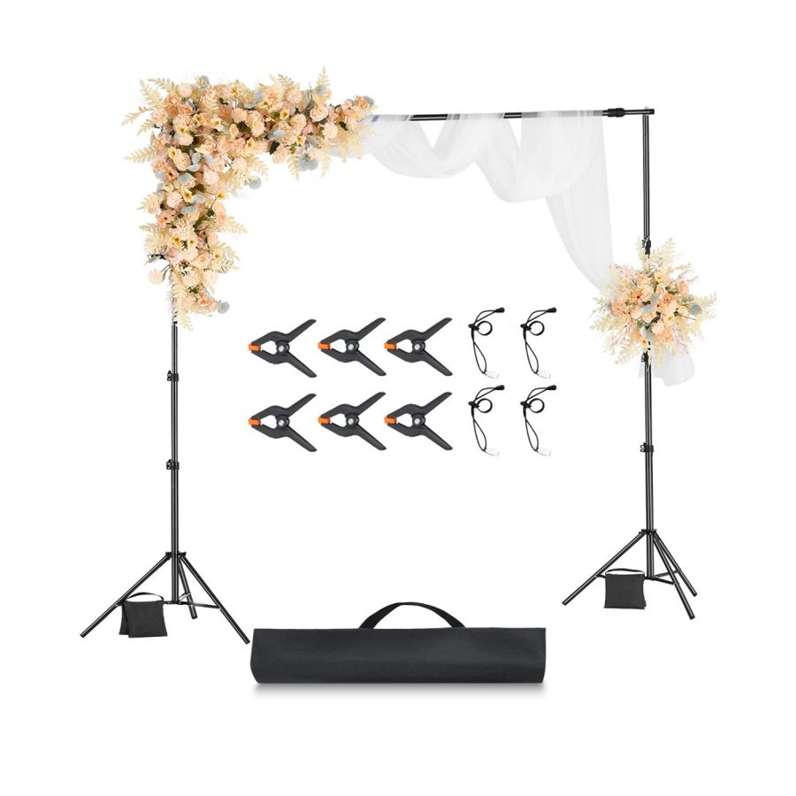 VEVOR Backdrop and Stand Kit – 8.5 x 10 Ft, 5 Ft, 2 Tripods