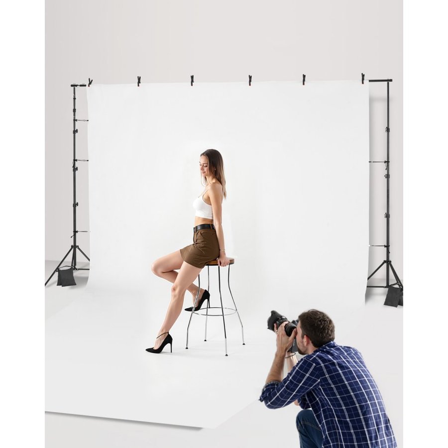 VEVOR Backdrop and Stand Kit – 8.5 x 10 Ft, 5 Ft, 2 Tripods