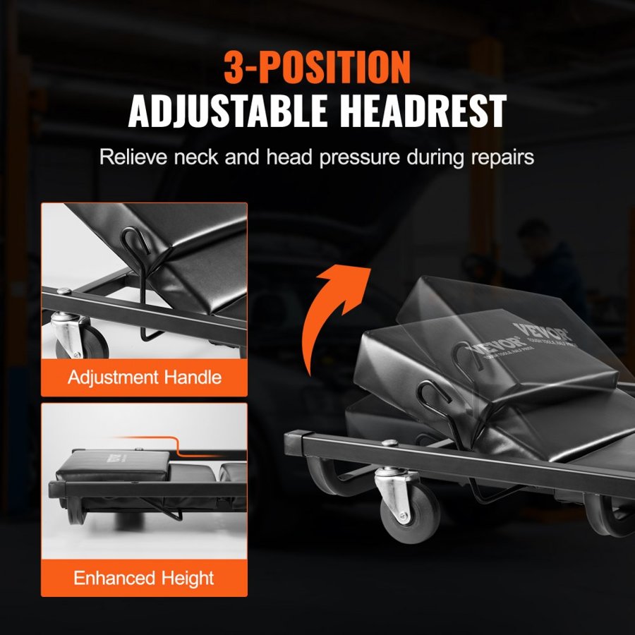 VEVOR Mechanic Under Car Cart – 40-Inch, 300 lbs Creeper