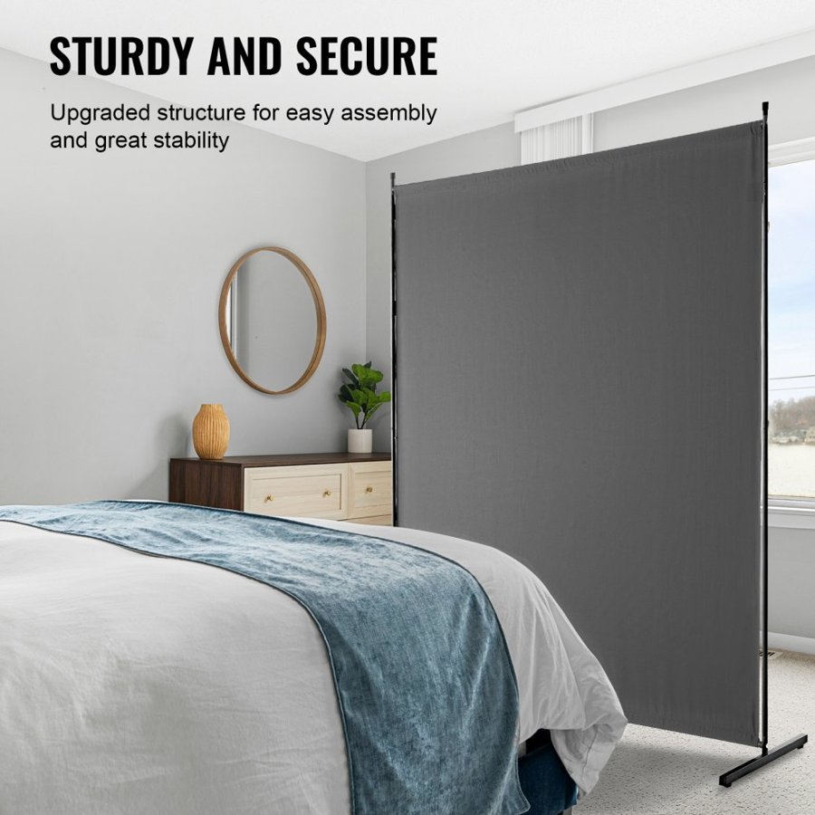 VEVOR Freestanding Single Panel Room Divider – 6 FT, 7.9 LBS