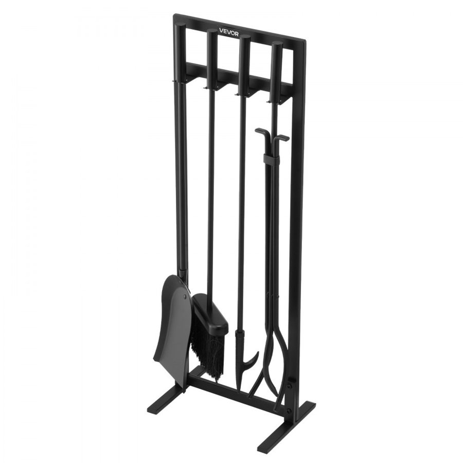 VEVOR 5 Piece Fireplace Tool Set – 29-Inch, 5-in-1