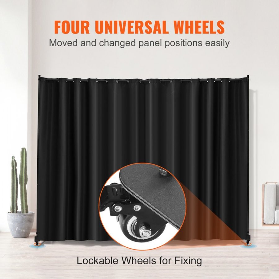 VEVOR Privacy Room Divider Curtain – 1 Panel, 10 x 8 ft