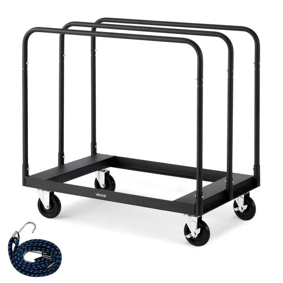 VEVOR Drywall Cart Dolly – 1800 Lbs Steel Panel Truck
