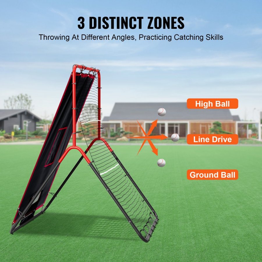 VEVOR Baseball Pitching Return Net – 3.5 × 4.5 ft, PE Net