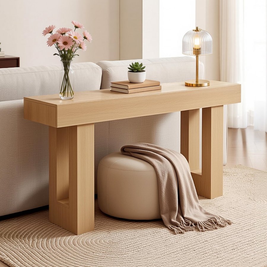 VEVOR 63 in Console Table –  63"x13.8"x33.5", 132lb