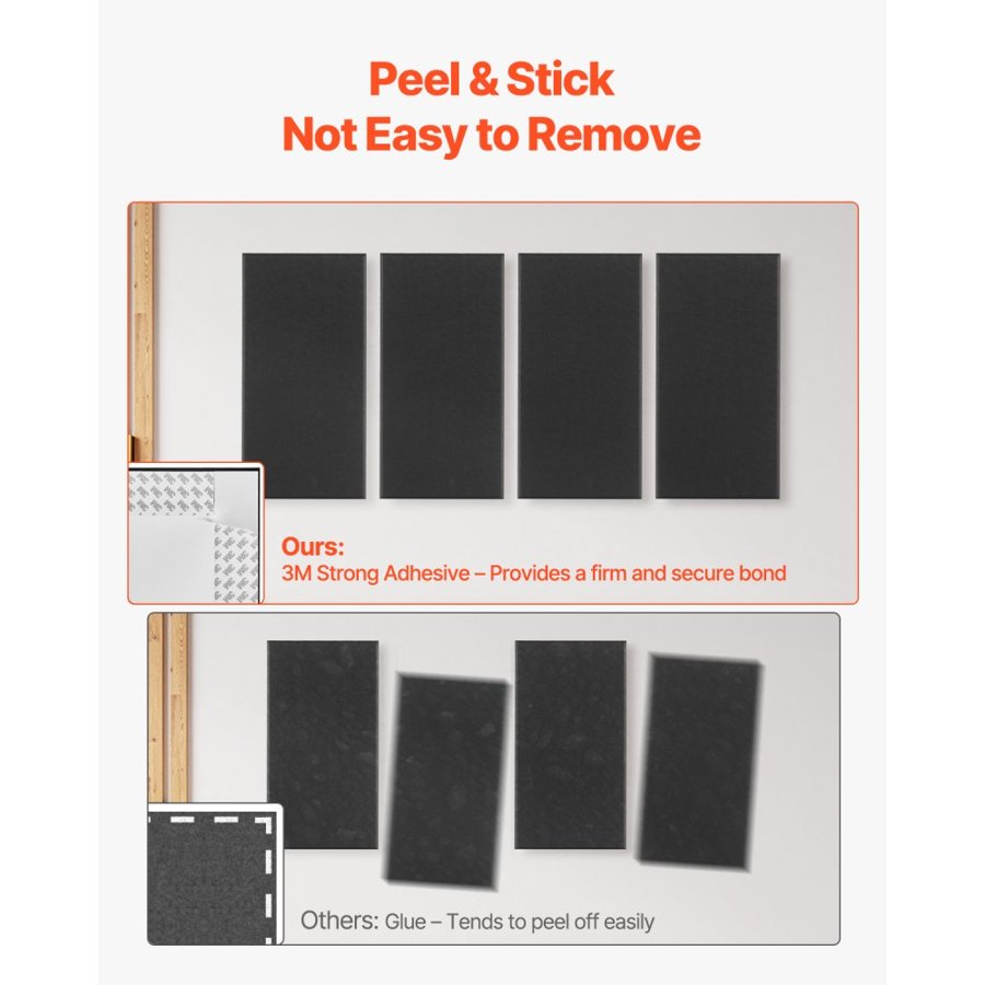 VEVOR Acoustic Panels Fiberglass – 2-Inch, 23.6x11.8 in