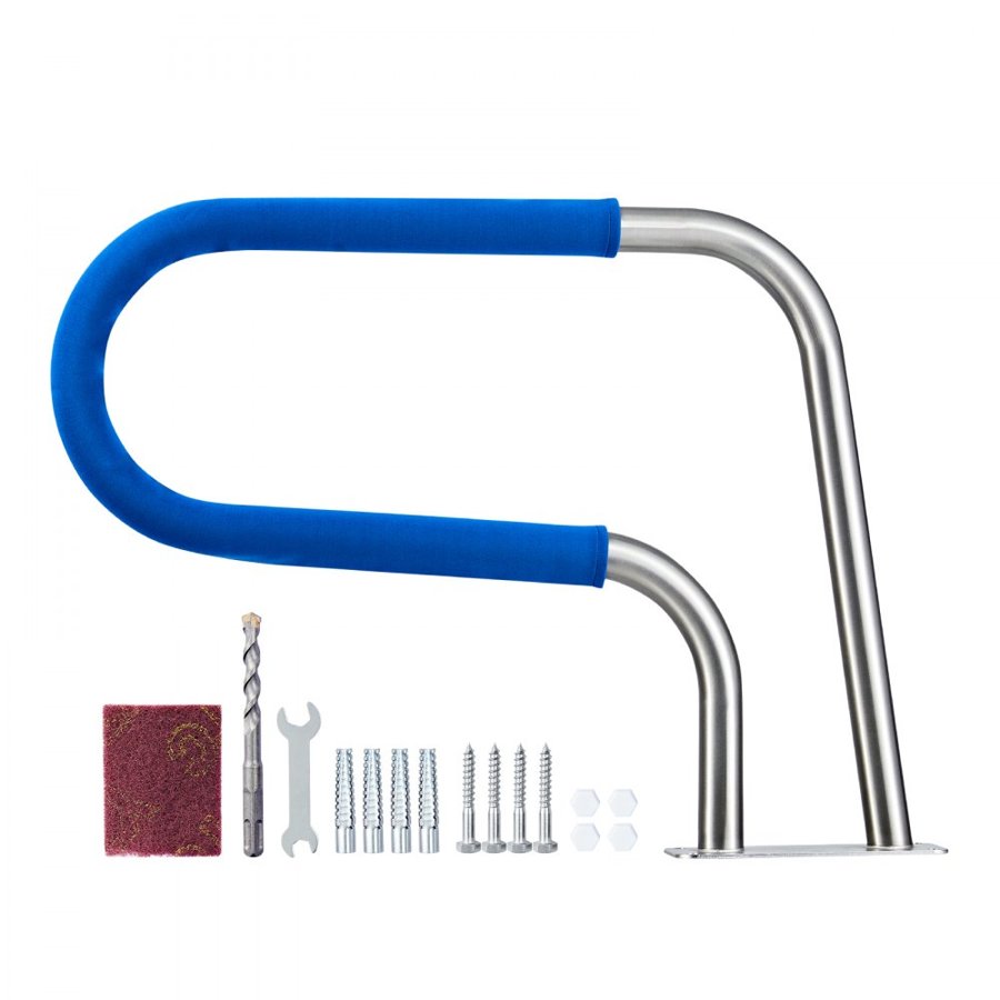 VEVOR Stainless Steel Pool Handrail – 31 x 22 Inch, 220 LBS