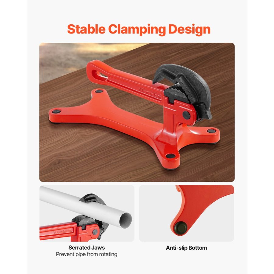 VEVOR Pipe Vise Clamp​ — High-Strength Aluminum Alloy