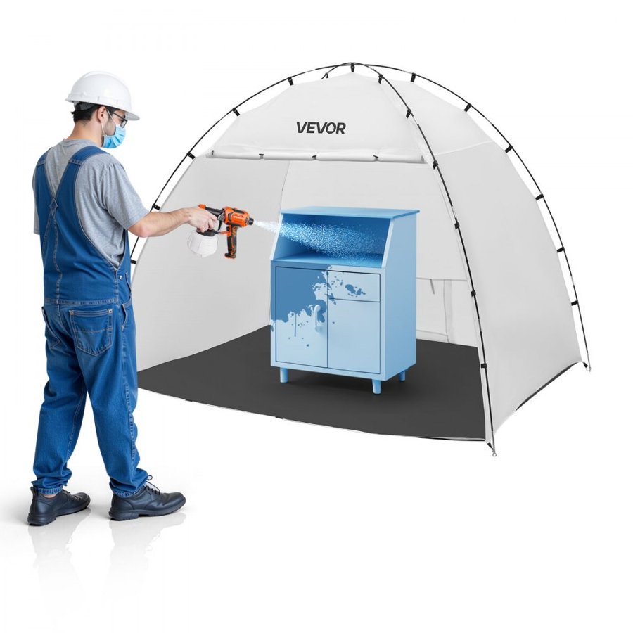VEVOR Portable Paint Booth Tent – 91.7 x 67.7 x 74.8 inch