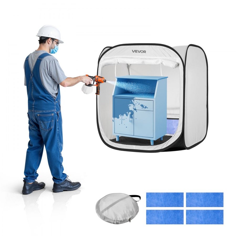 VEVOR Paint Spray Booth Tent – 28.3 x 28.5 x 29.5 Inch