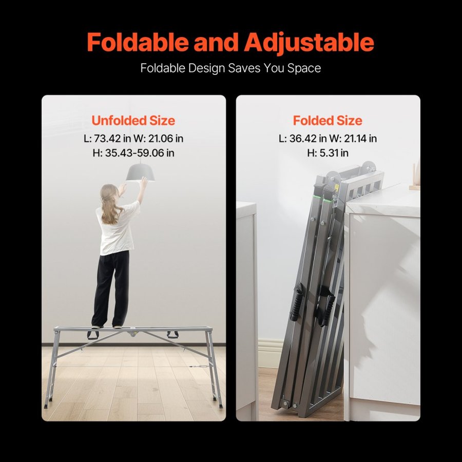 VEVOR Scaffolding Platform — Compact, Strong, and Sturdy