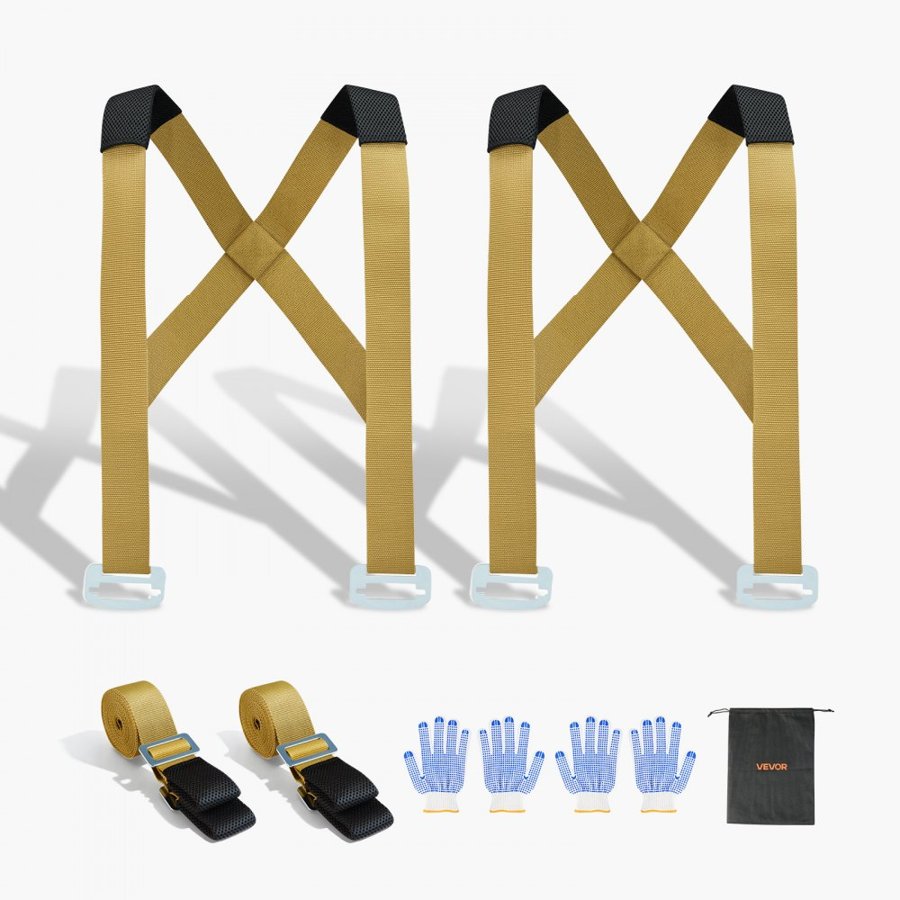 VEVOR Lifting Straps For Moving – 1000 Lbs, 2-Person
