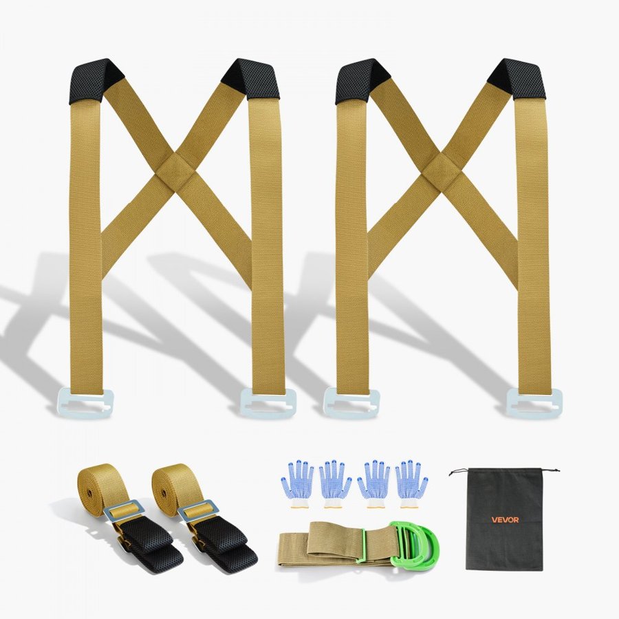 VEVOR Shoulder Dolly Moving Straps – 1000 lbs Load