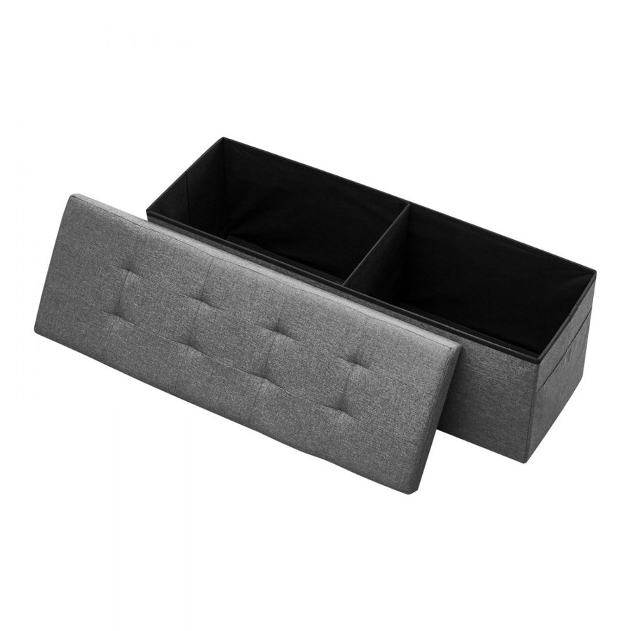 VEVOR End of Bed Ottoman – 43.31", 660LBS, 2-Step, Foldable