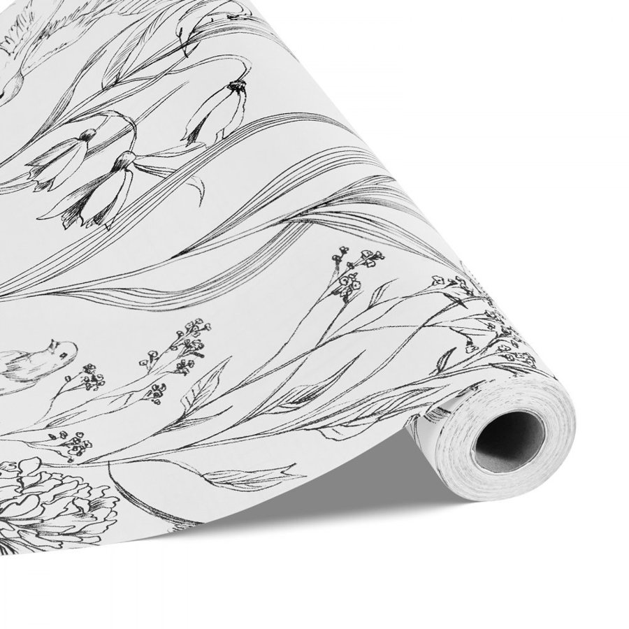 VEVOR Floral Peel and Stick Wallpaper – 17.7" x 393.7"
