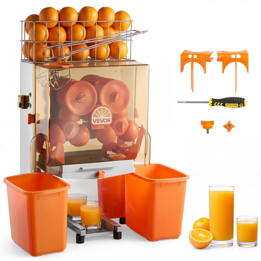 VEVOR Commercial Orange Juicer Machine – 120W, 20/Min