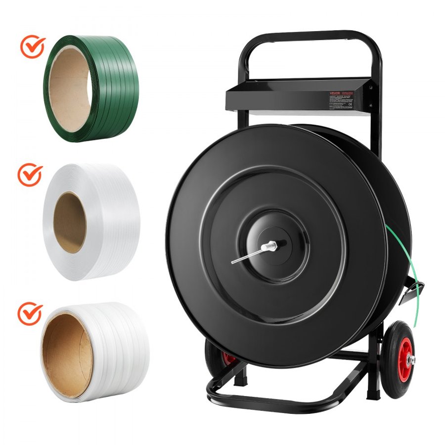 VEVOR Strapping Dispenser Cart – 110 Lbs, 8/16 in Core