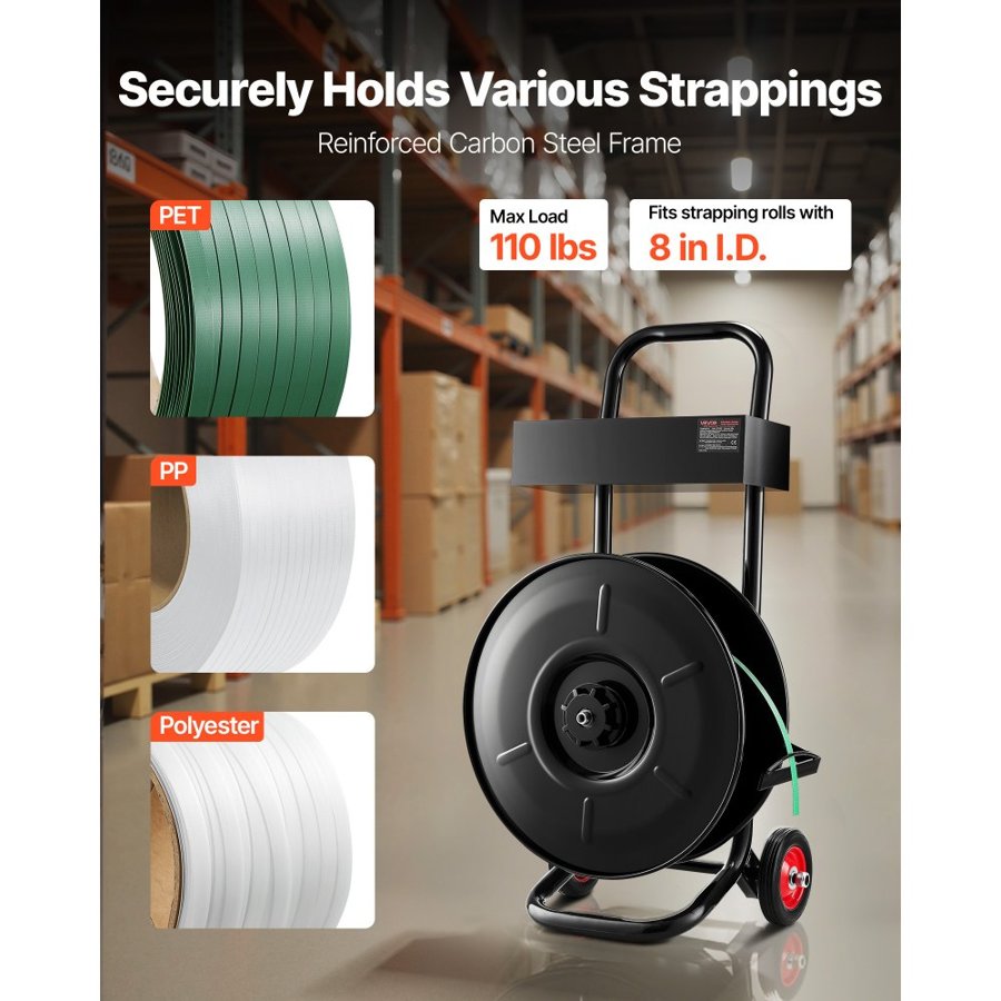 VEVOR Heavy Duty Strapping Dispenser – 8-Inch Core