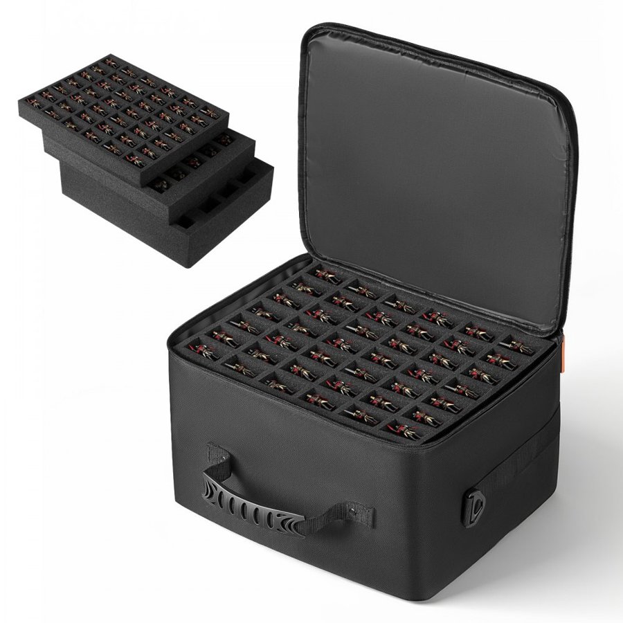 VEVOR Miniature Storage Box – 3-Layer Foam, 15.4"×12.6"×8.7"