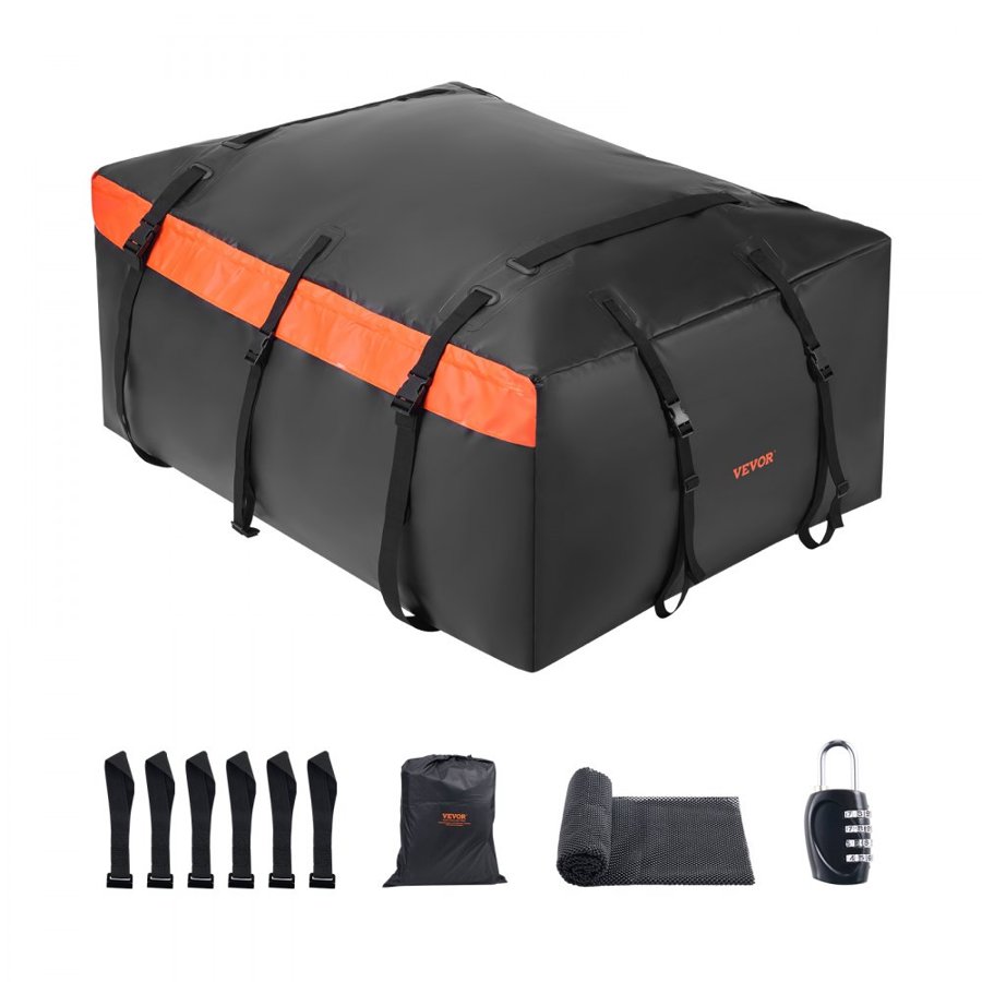 VEVOR Car Roof Bag Carrier – 23 Cu Ft, 840D, Waterproof