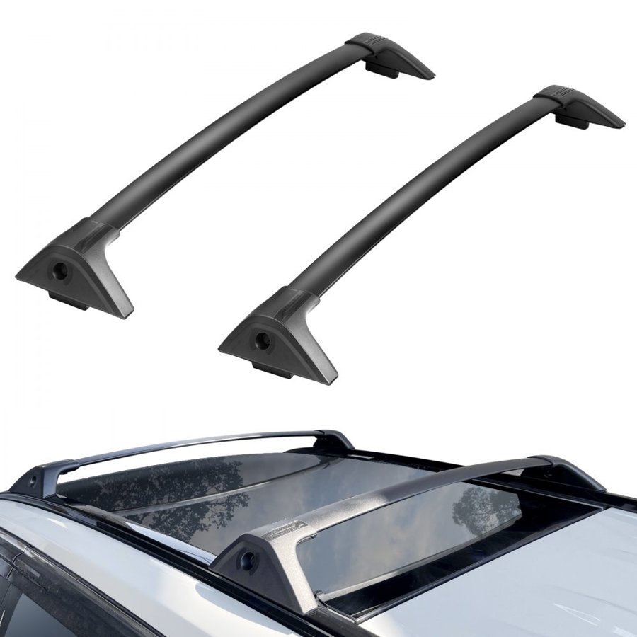 VEVOR Roof Rack Cross Bars, Compatible with Toyota RAV4 2019-2023, 117.93 kg Load Capacity, Aluminum Anti-Rust Crossbars with Locks, Rooftop Cargo Bag Luggage Carrier (Not Fit for Adventure/TRD Off-Road)