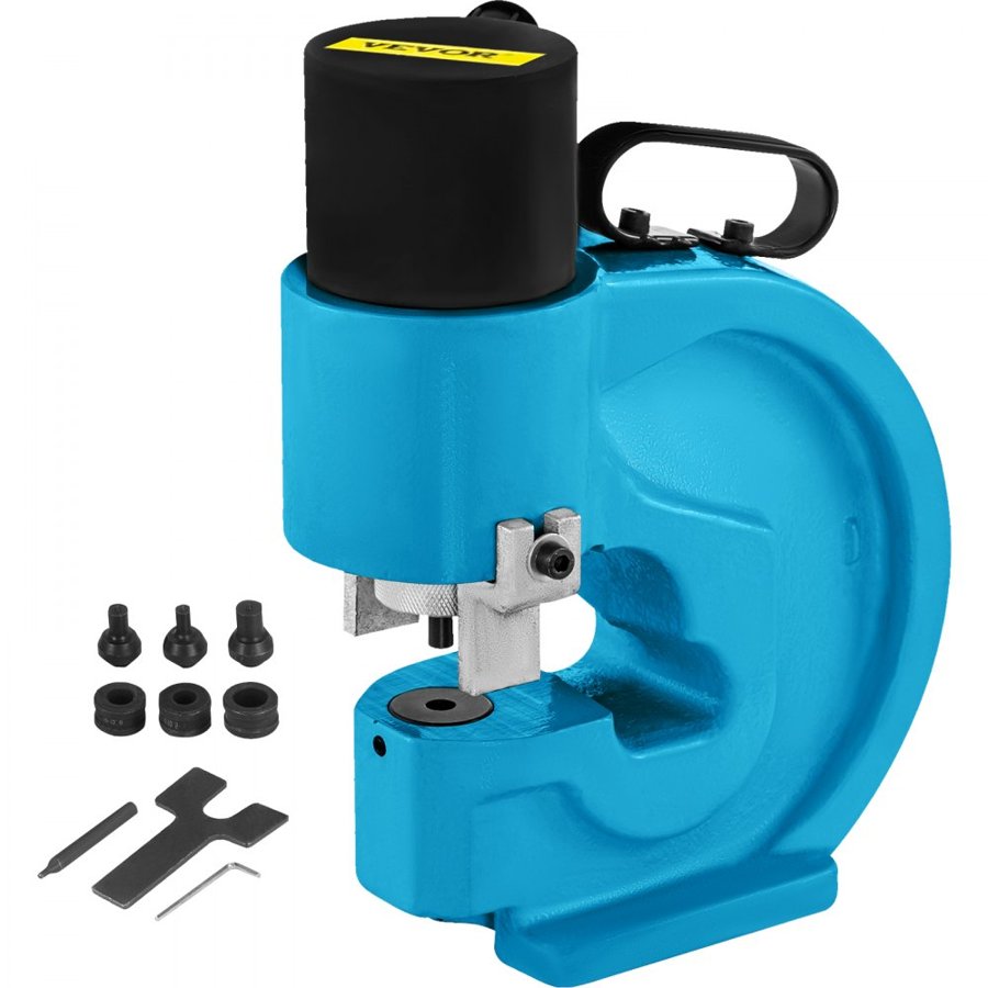 VEVOR Heavy Duty Hydraulic Metal Hole Punch – CH-70, 35T