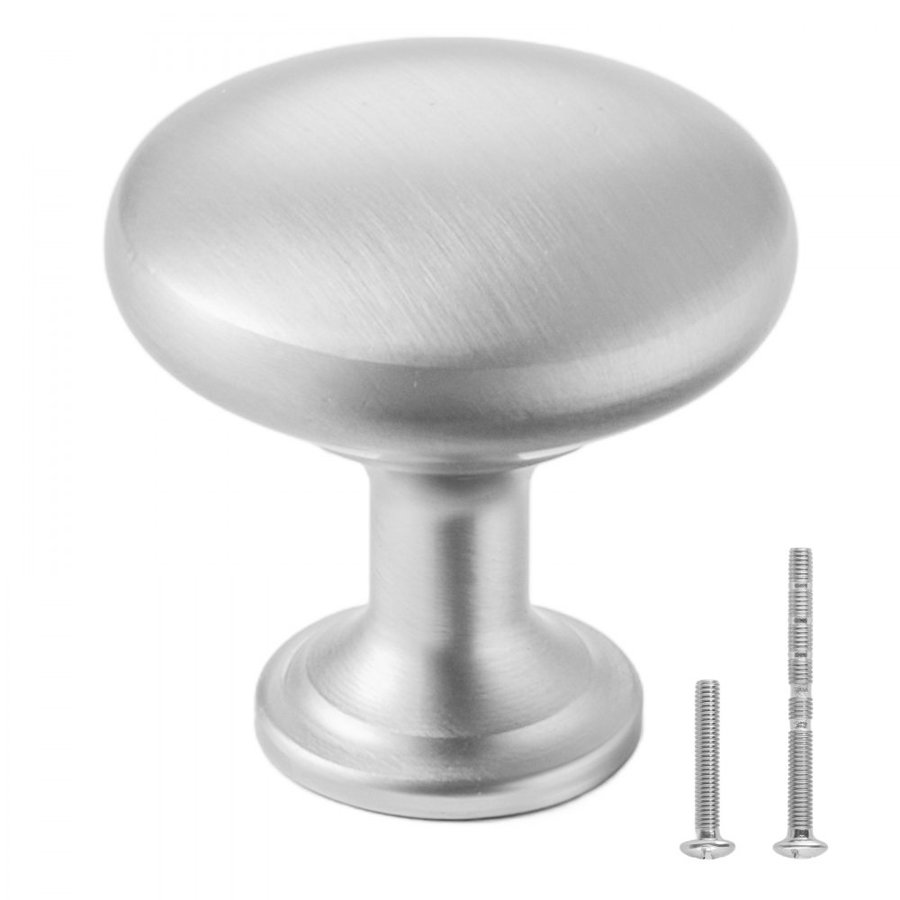 VEVOR Brushed Nickel Cabinet Knobs – 1.1 Inch, 25 Pack