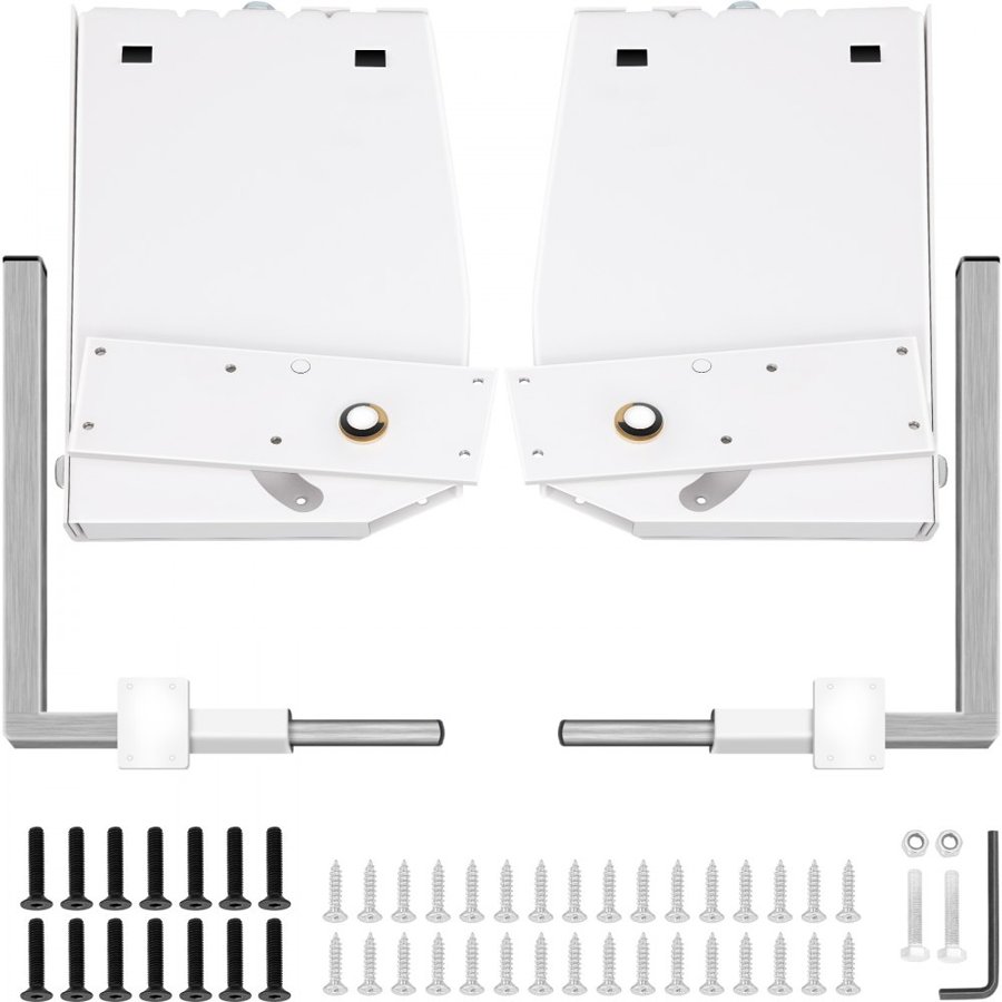 VEVOR Murphy Mounting Wall Springs Mechanism Heavy Duty Support Hardware DIY Kit for King Queen Bed (Vertical), White