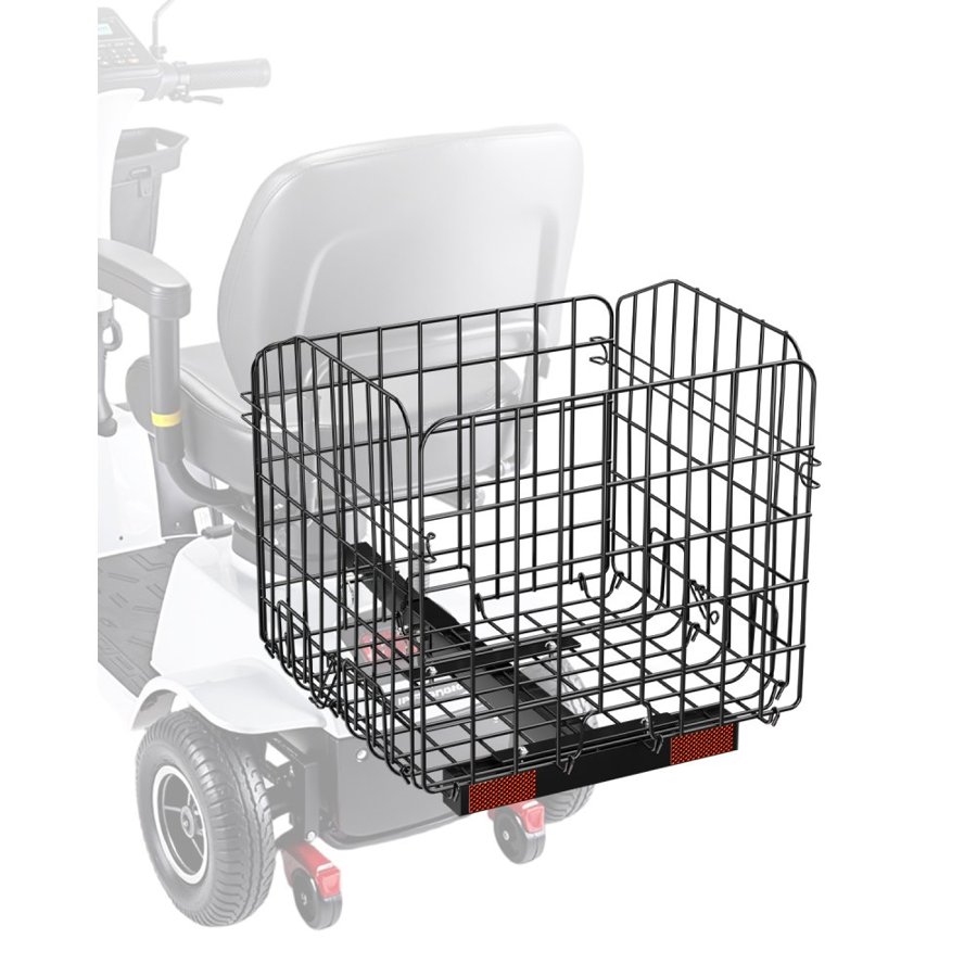 VEVOR Scooter Rear Basket – 1-inch Receiver, 33 lbs Load