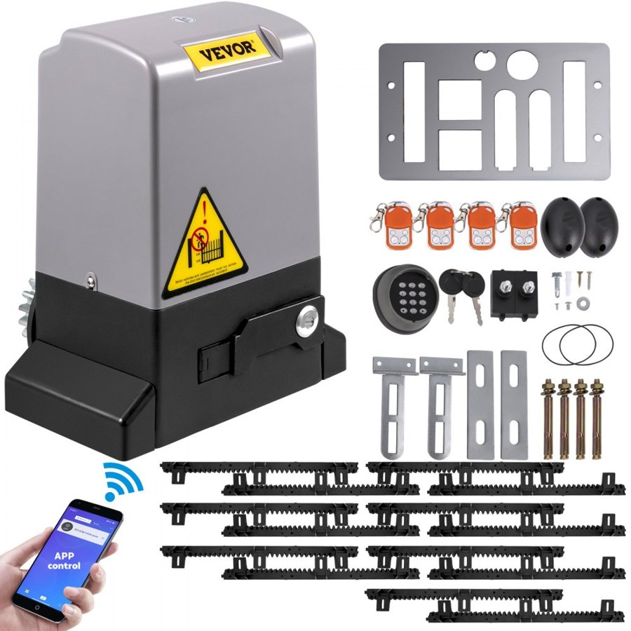 VEVOR Automatic Gate Opener with App – 1800kg, 750W