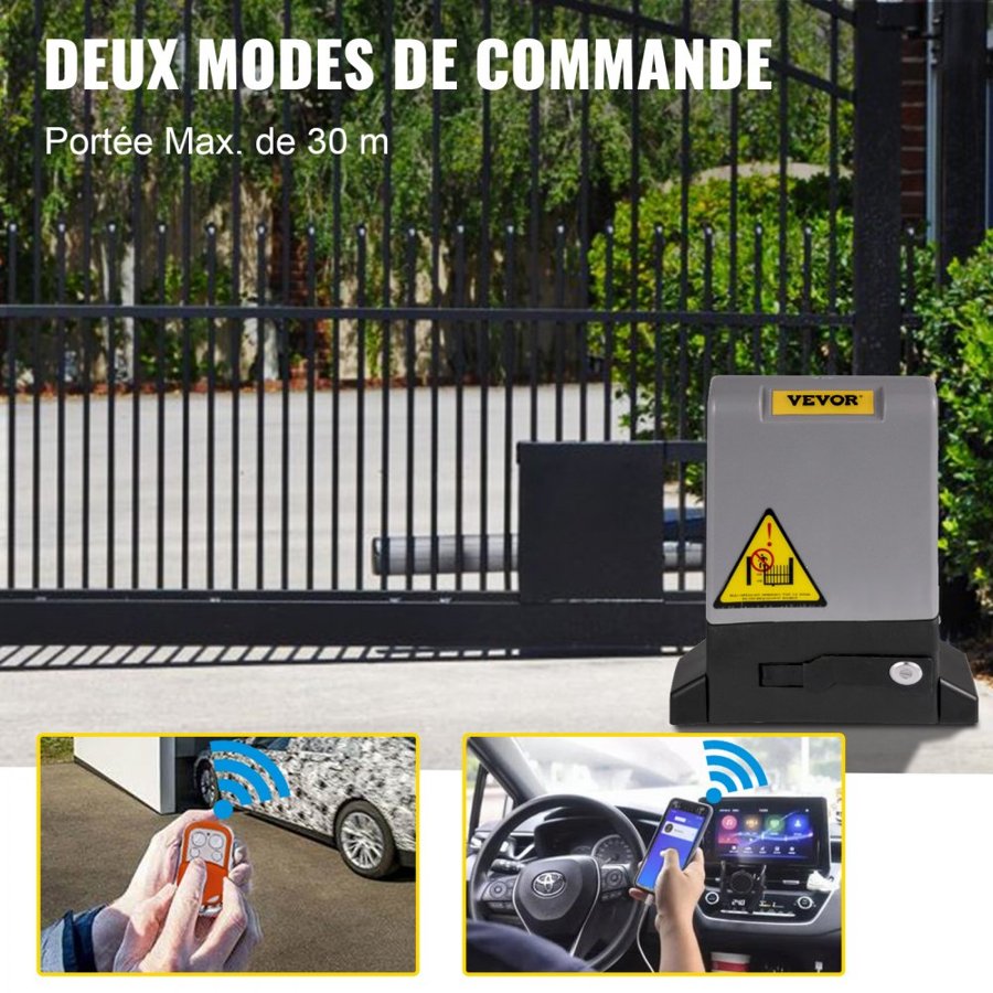 VEVOR Automatic Gate Opener with App – 1800kg, 750W