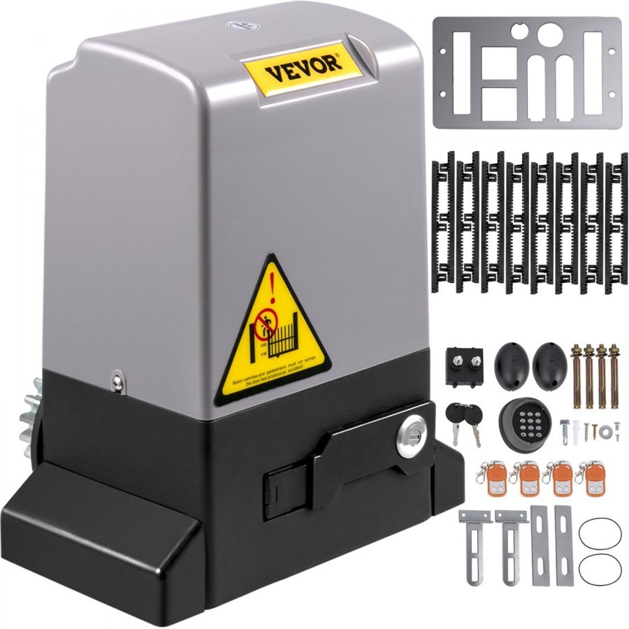 VEVOR Electric Gate Opener with Phone App – 1800kg, 8m