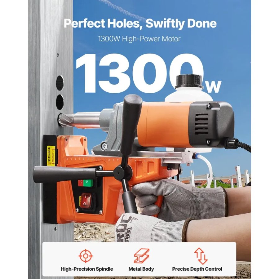 VEVOR 1300W Portable Magnetic Drill Press