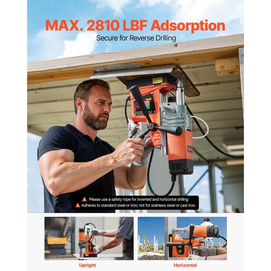VEVOR 1300W Portable Magnetic Drill Press