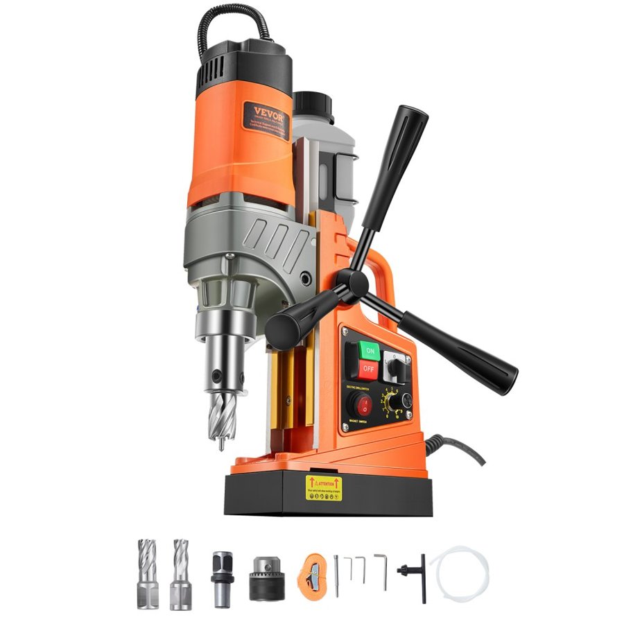 VEVOR Electromagnetic Drill Press – 1450W, 8.7 in Stroke