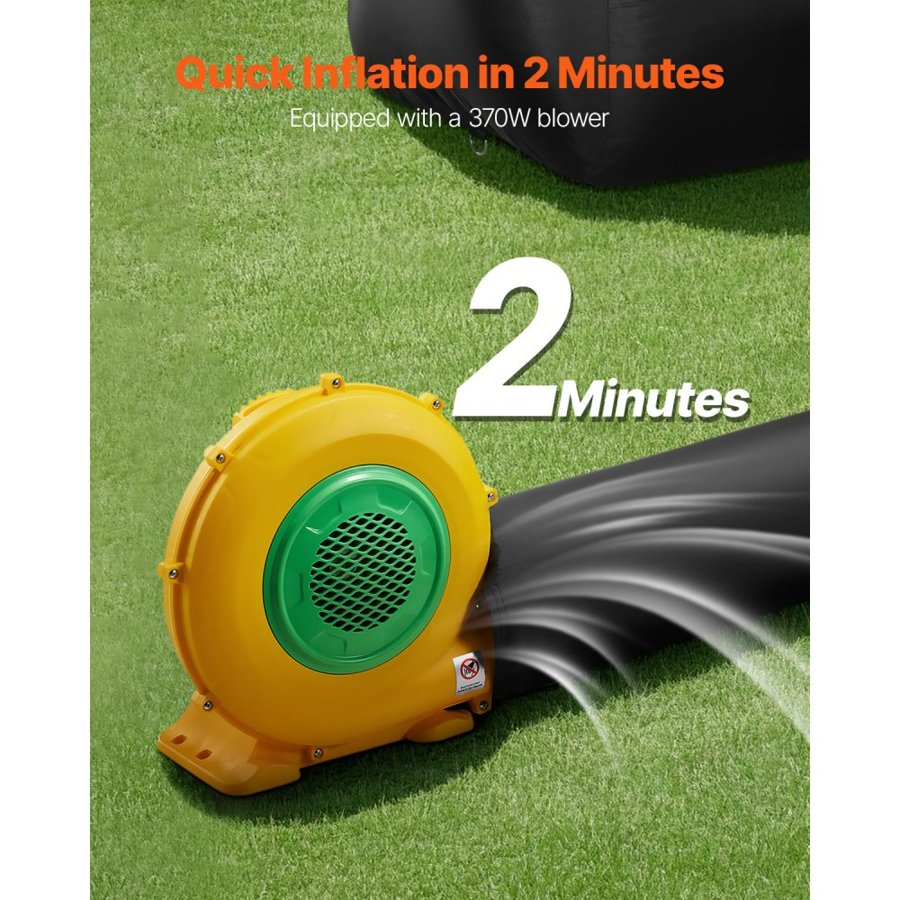 VEVOR Inflatable Soccer Dart Board, over 10 ft High Giant Soccer Dart Board with 9 Kick Balls & Air Pump, 2-Minutes Setup & Storage Bag for Easy Carrying, for Giant Yard Games, Giant Kick Darts Game