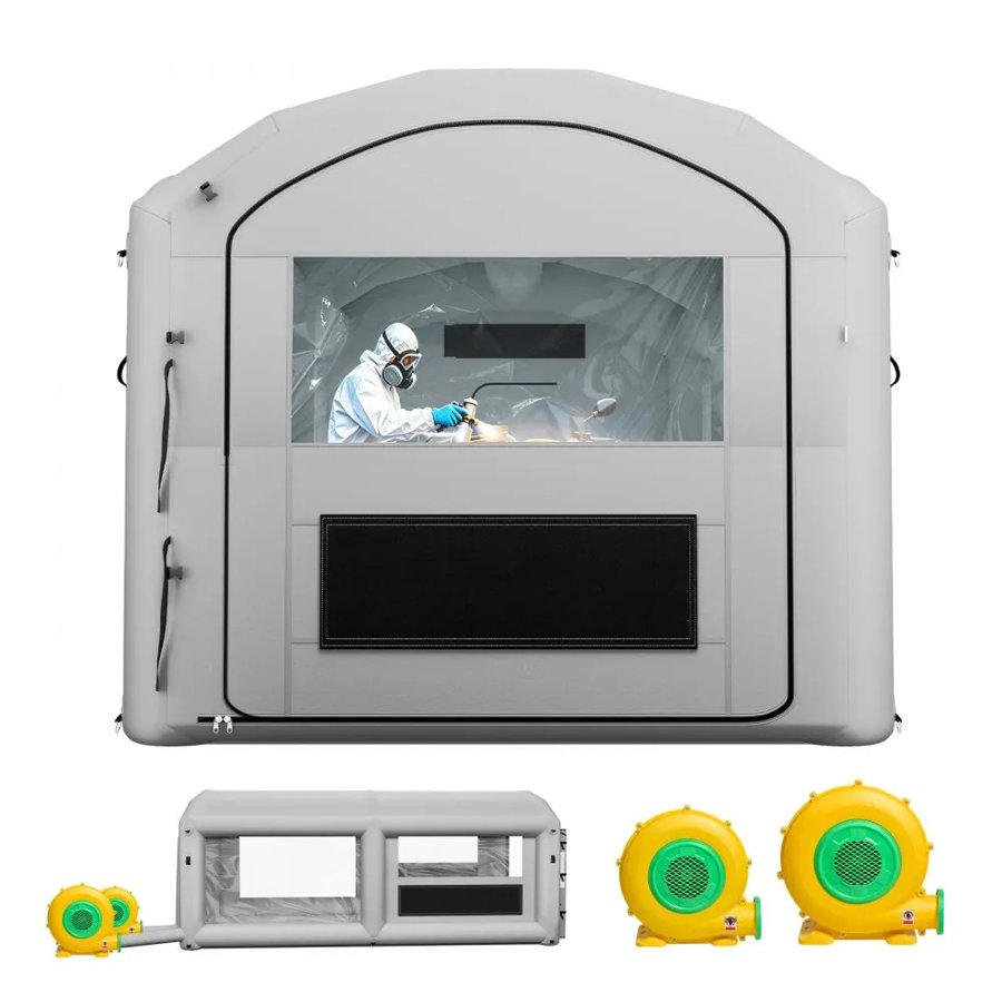 VEVOR Portable Inflatable Paint Booth – 6×3×2.5 m, Dual Fan