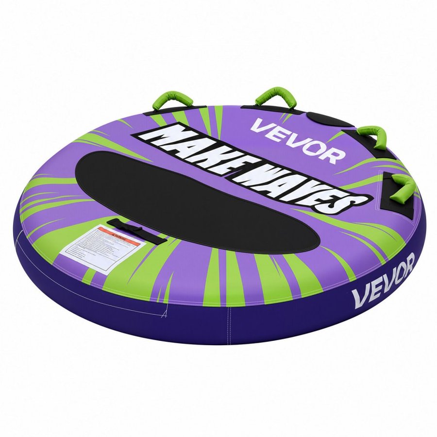 VEVOR Round Towable Tube – 2-Rider, 340 lbs, Anti-Slip Pad
