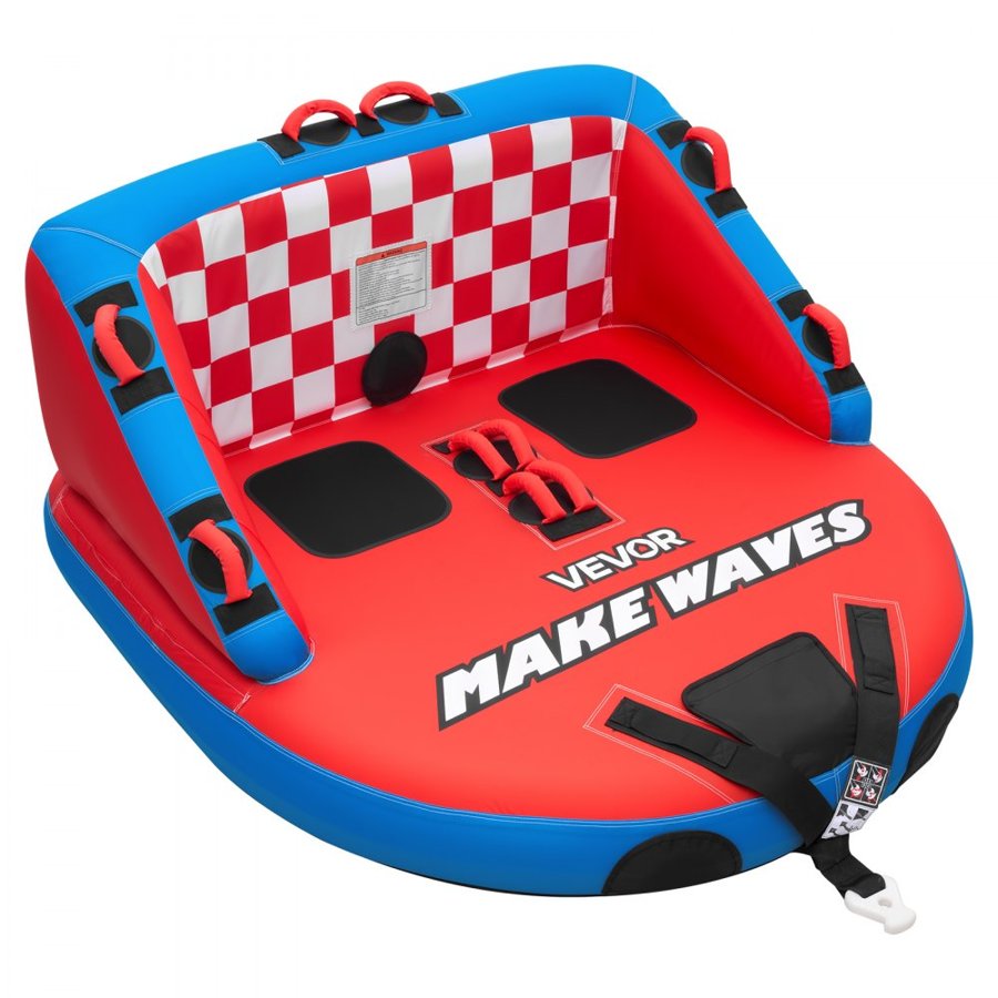 VEVOR Towable Tubes for Boating – 2-Rider, 340 lbs Cap.