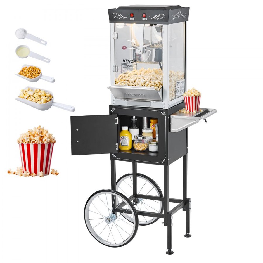 VEVOR Popcorn Maker Movie Theater Style – 8 oz, 800W