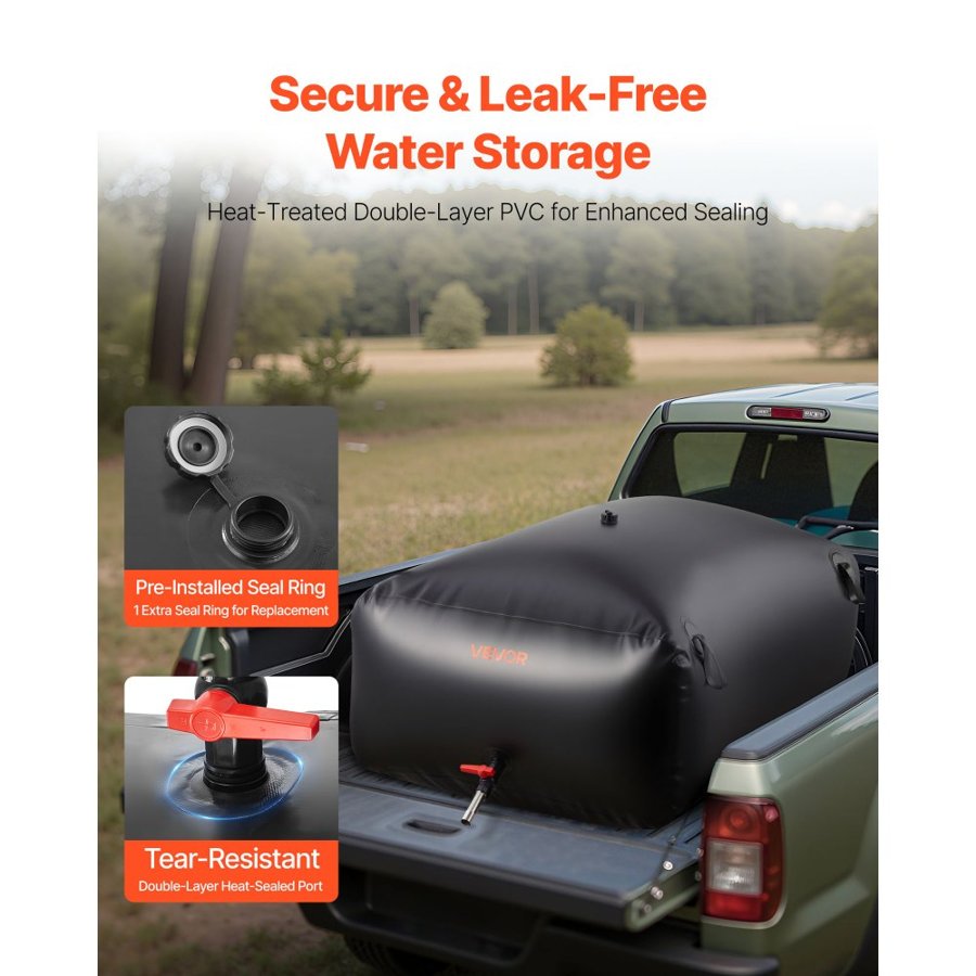 VEVOR Bladder Tanks for Water Storage – 142.7 Gallon PVC