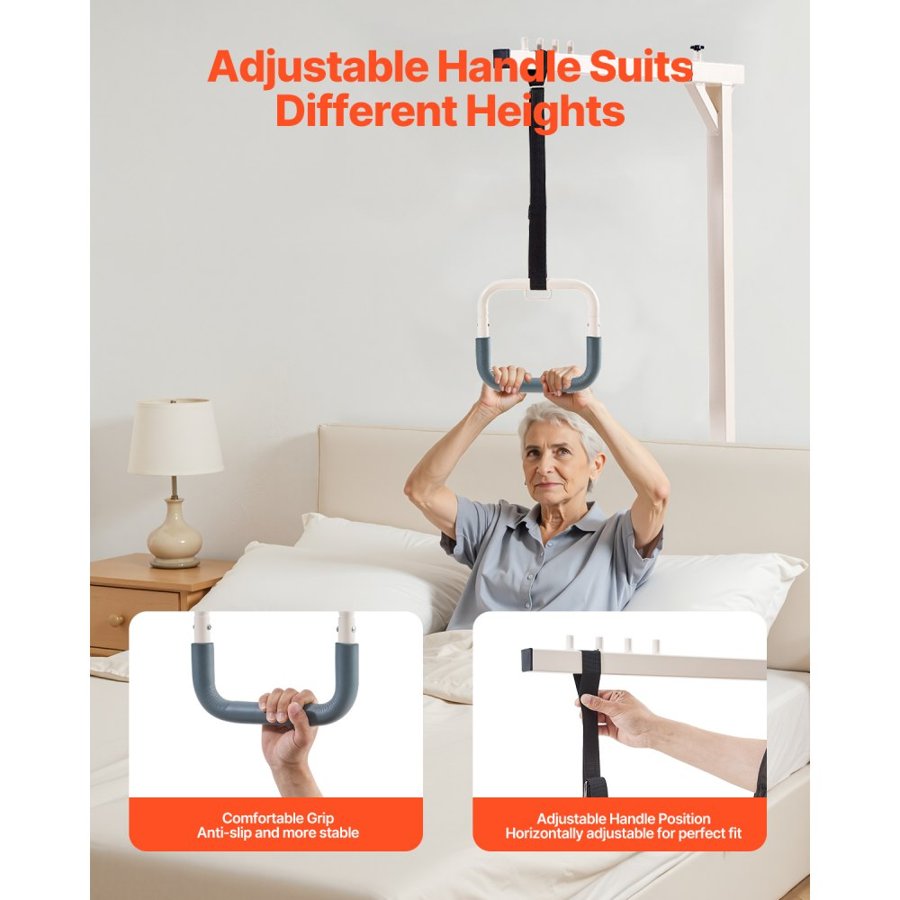 VEVOR Trapeze Bar for Bed – 250 lbs Capacity, Steel Frame