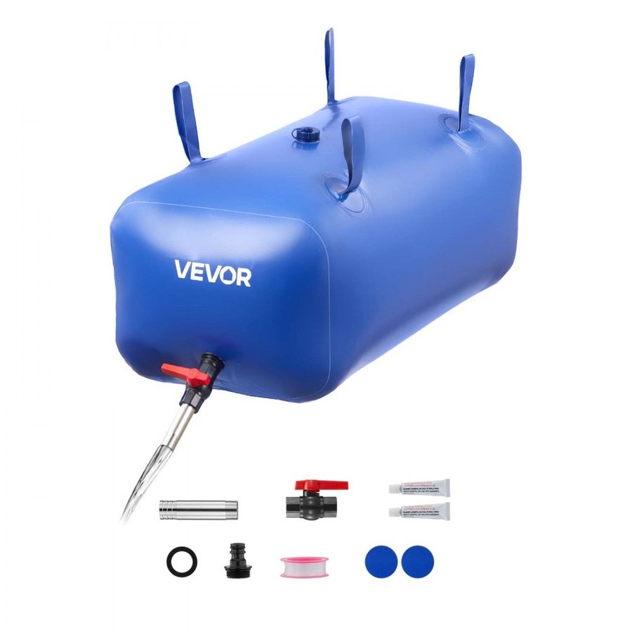 VEVOR Bladder Bag Water Storage – 30 Gal, PVC Water Tank