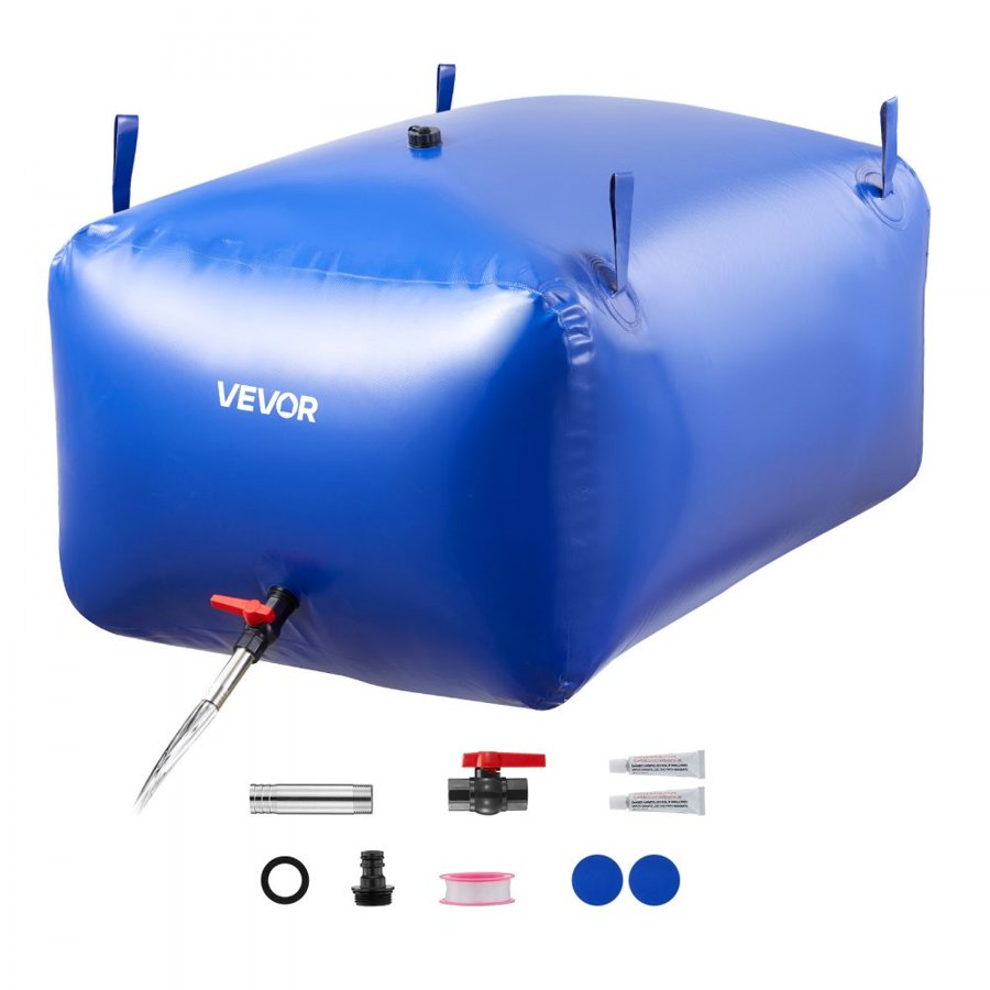 VEVOR PVC Water Storage Tank – 105.7 Gal, 5°F to 167°F