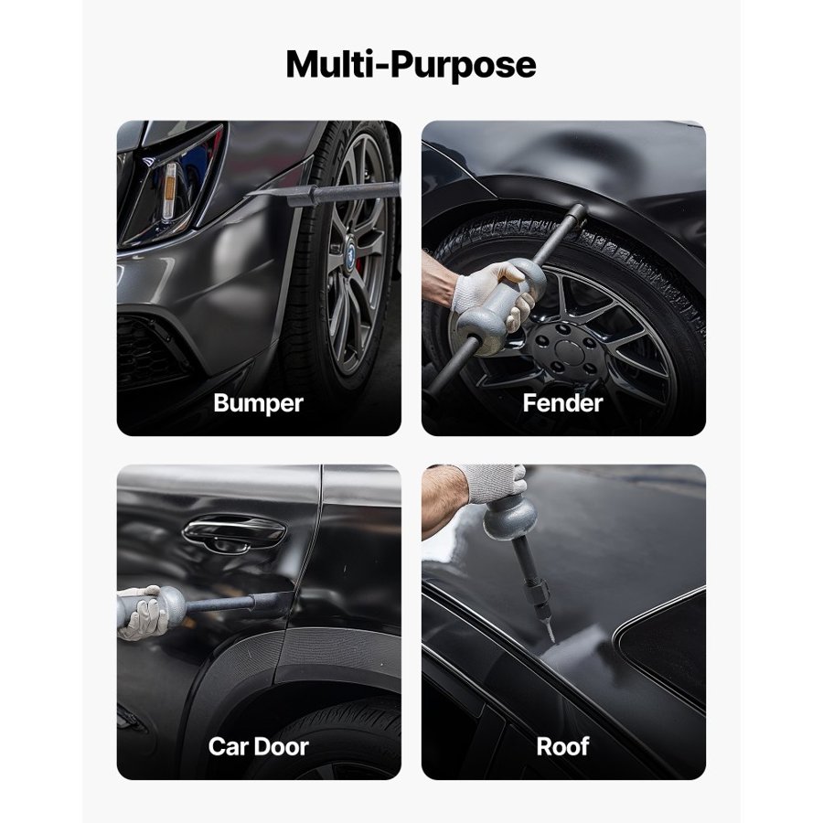 VEVOR Slide Hammer Dent Puller Kit – 10 LBS, 13 in 1